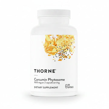 THORNE - Curcumin Phytosome 1000 mg (Meriva) - Clinically Studied, High Absorption - Supports Healthy Inflammatory Response in Joints, Muscles, GI Tract, Liver, Brain & Nerves* - 60 Servings