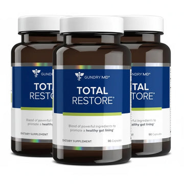 Gundry MD Total Restore Gut Lining Support, Digestive Supplement for Gastrointestinal Wellness, Gut Health Supplement, Gut Health for Women and Men, 90 Capsules
