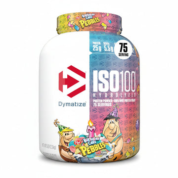Dymatize ISO100 Whey Protein Powder Isolate, Birthday Cake