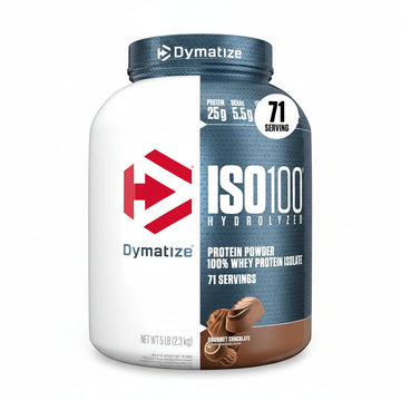 Dymatize ISO100 Whey Protein Powder Isolate, Gourmet Chocolate