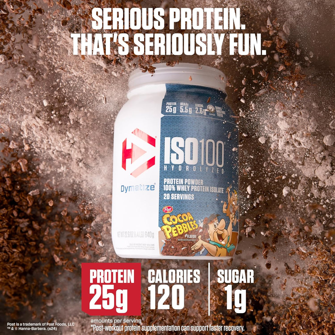 Dymatize x Cocoa Pebbles ISO100 Whey Protein Powder Isolate